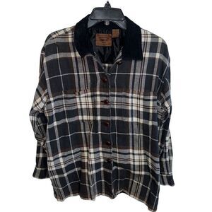 Krazy Kat Plaid button up shirt